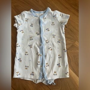 Ralph Lauren Childrenswear
Boy's Polo Bear Short-Sleeve Coverall, Size 6 M